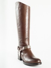 Stivali donna pelle marrone