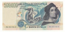 500000 LIRE RAFFAELLO    DECR