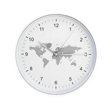 Orologio da parete muro mappa