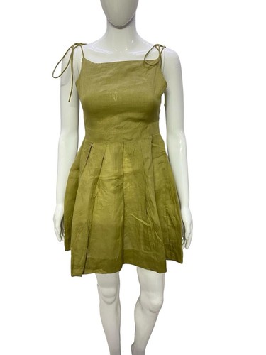 Abito mini corto boho - mini, verde