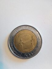 MONETA DA 500 LIRE BIFACCIALE