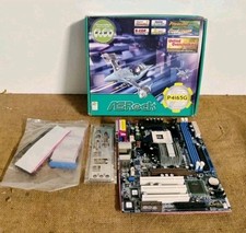 Computer Vintage Motherboard ASROCK P4I65G PGA478 2x DDR AGP PCI AMR mATX - BOX 