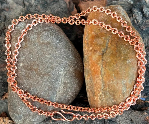 Collana con catena cavo - , in