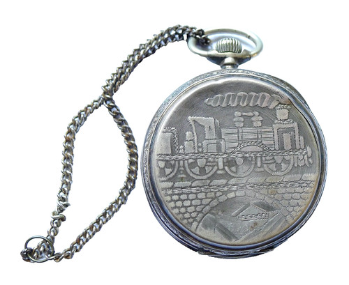 Orologio tasca antico treno - orologio,
