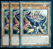 Set 3 Carte : RAPTOR FRAMMENTO Comune in Italiano LIOV-IT021 YUGIOH