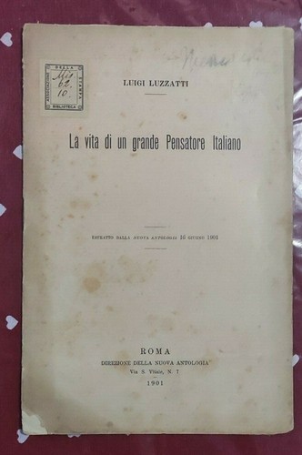 Luzzatti vita un grande - la,