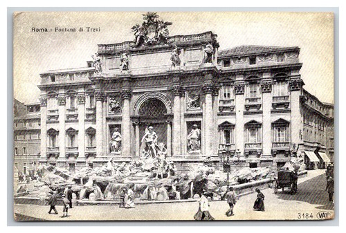 Fontana trevi roma italia - di,