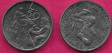 SAN MARINO 50 LIRE 1994R UNC 1