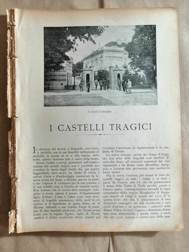 Castelli tragici stralcio - i, (stralcio