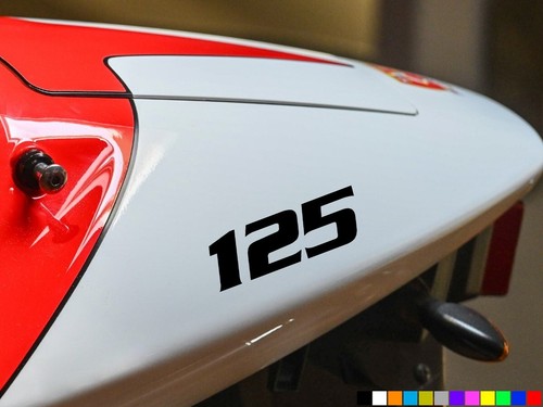 125 adesivi moto bici - 2x,