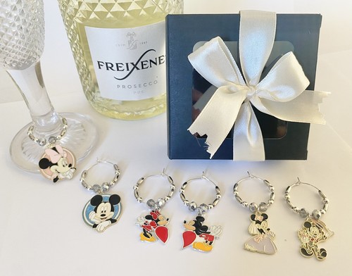 Ciondoli vetro vino minnie - 6,