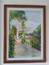 quadro con cornice dipinto