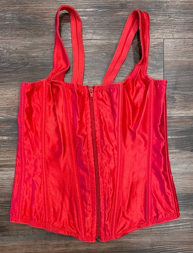 Corsetto raso rosso - , empire