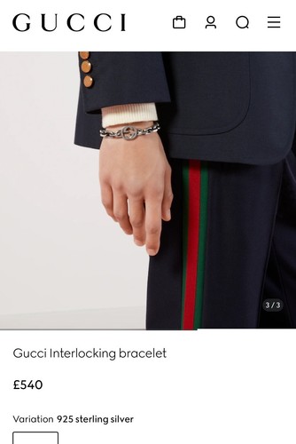 Gucci bracciale uomo - bracciale, incastro