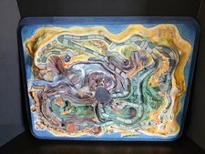 Fireball Island 1986 BOARD MILTON BRADLEY gioco da tavolo solo PARTI DI RICAMBIO