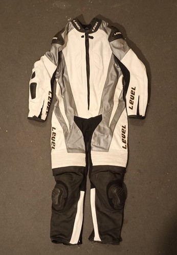 Tuta moto pelle level - pelle,