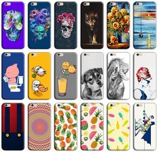 CUSTODIA COVER MORBIDA IN TPU SILICONE PER APPLE IPHONE VARI MODELLI FANTASIA M6