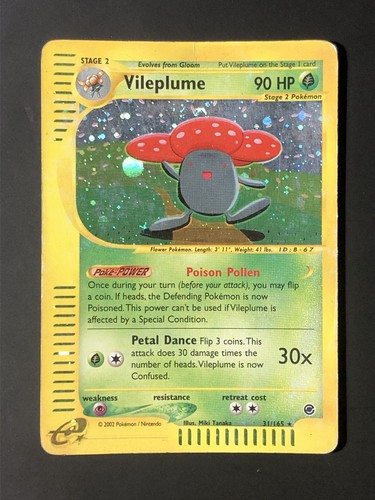 Carta pokemon vileplume - carta, 31/165