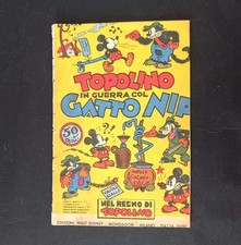 NEL REGNO DI TOPOLINO 17 - Gatto Nip - 1936 - Rifilato Ai Bordi. Leggi descr