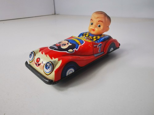 Tin toy japan 1960s clown - toy,