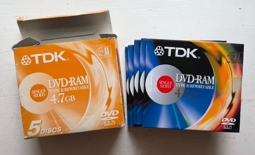 Tdk dvd ram type dischi - dvd-ram, ii