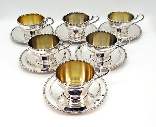 Tazze argento mokka - argento,