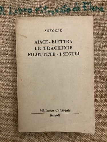 Sofocle aiace elettra - sofocle, le