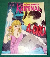 KRIMINAL Dossier n. 16 "4 Croci" edizioni Corno del 1978