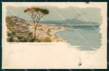 Napoli Città Veduta con Vesuvio Prosdocimi cartolina RT2565