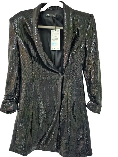 Blazer con paillettes zara - blazer,