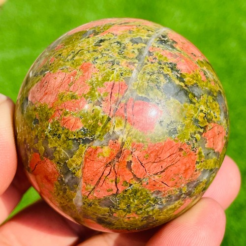 Sfera sfera cristallo unakite