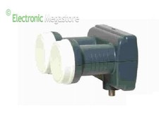 LNB UNIVERSALE MONOBLOCCO PER LA RICEZIONE DI DUE SATELLITI A 6° Astra + Hotbird
