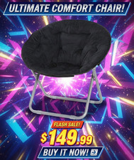 Sedia con piattino pieghevole