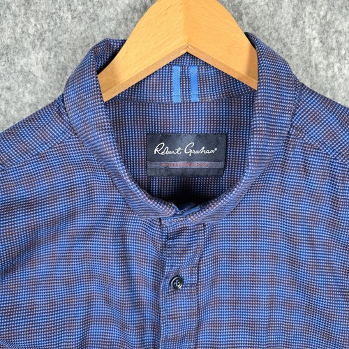 Camicia uomo robert graham blu - camicia,