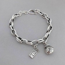 Bracciale donna catena argento