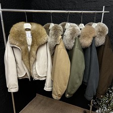 Cappotto parka donna vera