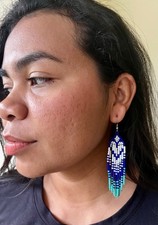 Orecchini etici con perline