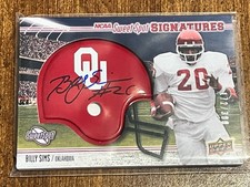 BILLY SIMS 2010 UD NCAA Sweet