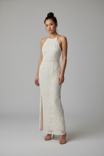 Maxi abito pizzo avorio - , boho