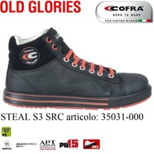 Scarpa antinfortunistica Cofra STEAL S3 SRC nubuck idrorepellente