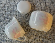 Zuccheriera e lattiera della