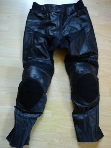 Pantaloni moto pelle di - pelle,