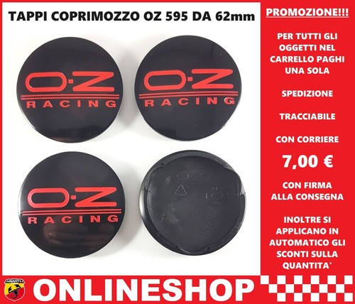 Tappi coprimozzo m595 62mm - tappi,