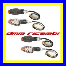 4 pz. Frecce MOTO LED Carbonio