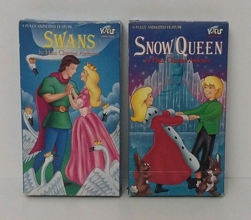 Vhs lot swans snow - lot,