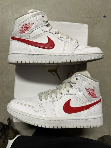 Air jordan mid white - air,