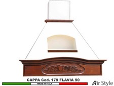 Cappa FHULLER Angolo Flavia 103X103 Legno Frassino o Tiglio Grezza + Motore 420