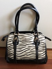 Borsa T&K Boutique vera pelle+cavallino donna London Small Media a mano