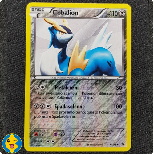 Cobalion holo reverse - cobalion,