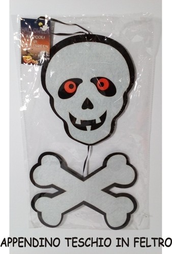 Halloween appendino teschio - halloween,